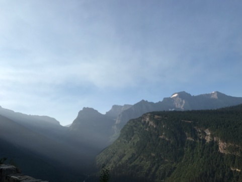 One of many spectacular views in Glacier National Park.